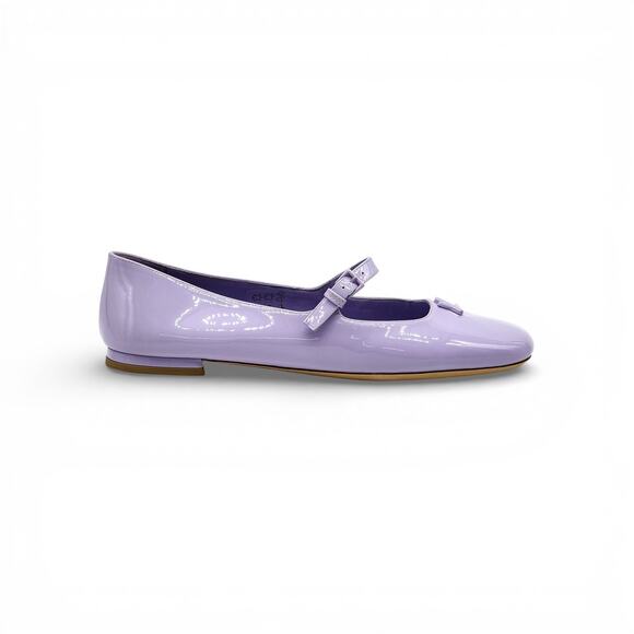 Louis Vuitton Swing Flat Mary Jane Ballerina Lilac Leather Flats EU 39 US 9 NWB - Picture 3 of 8